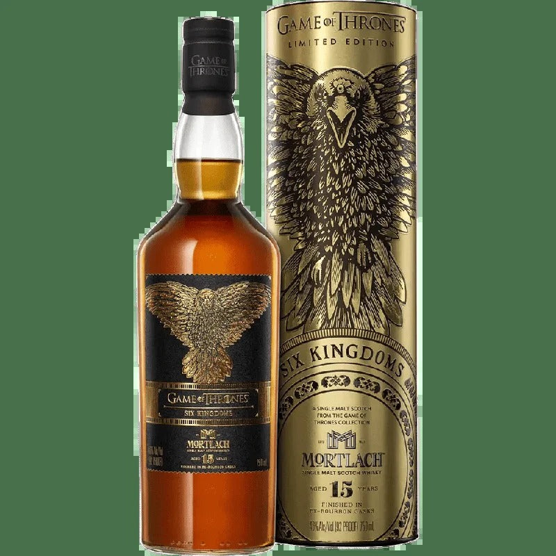 Mortlach 15 Year “Lord of 6 Kingdoms” Game Of Thrones Single Malt Scotch Whisky