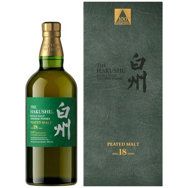 Hakushu 18 Year Peated Malt 100th Anniversary Limited Edition Japanese Whisky