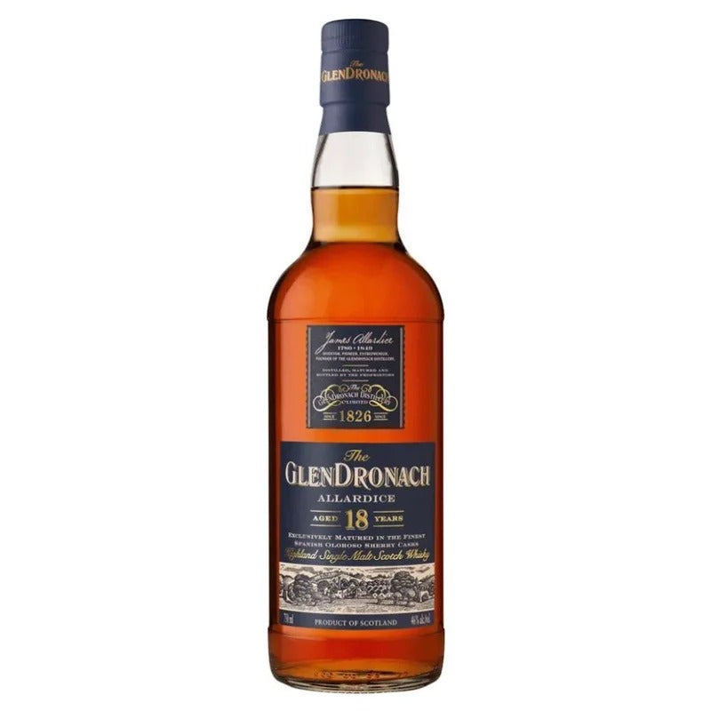 GlenDronach 18 Year Old “Allardice” Single Malt Scotch Whisky – 2022 Edition