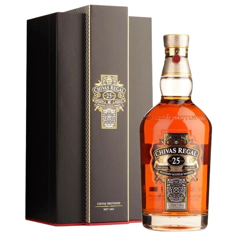 Chivas Regal Blended Scotch Whisky 25 Year Old – 750ML
