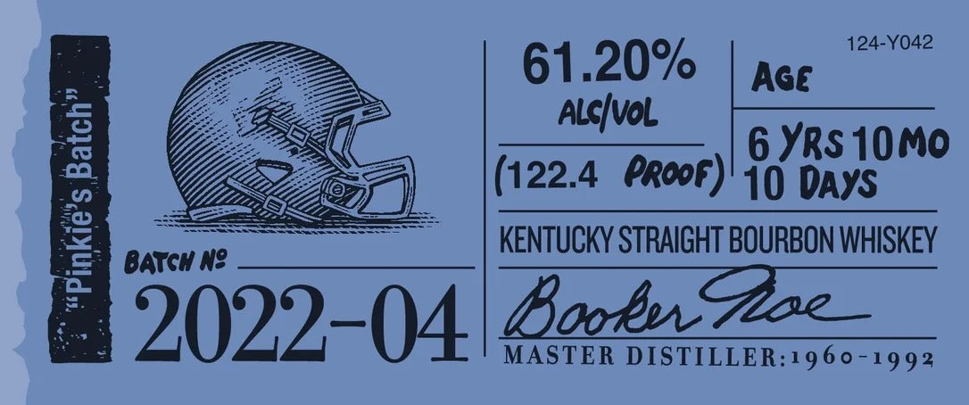 Booker’s 2022 – 04 “PINKIE’S BATCH” Bourbon