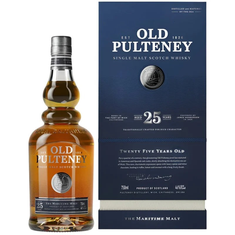 Old Pulteney 25 Year Old Single Malt Scotch Whisky