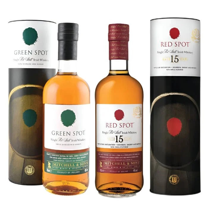 Red Spot & Green Spot 750ml Irish Whiskey Bundle