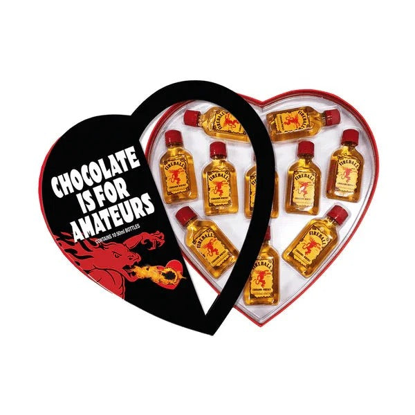 Fireball Valentine’s Day Heart Gift Pack 50ml 10-Pack