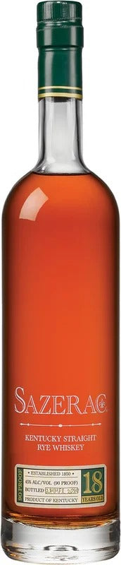 Sazerac Rye 18 Year 2023 Release (90 Proof)