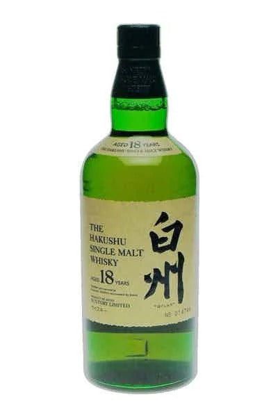 Suntory The Hakushu 18 Years Single Malt Japanese Whiskey