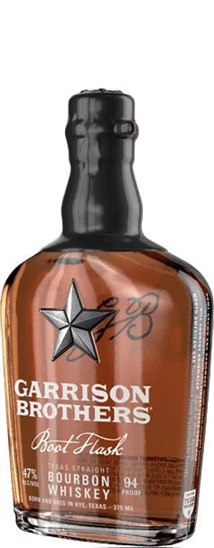 Garrison Brothers “Boot Flask” Small Batch Texas Straight Bourbon Whiskey (375ml)
