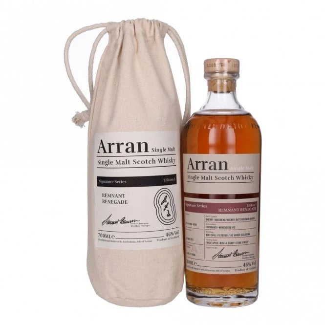 The Arran Signature Series Edition 1: Remnant Renegade Single Malt Scotch Whisky
