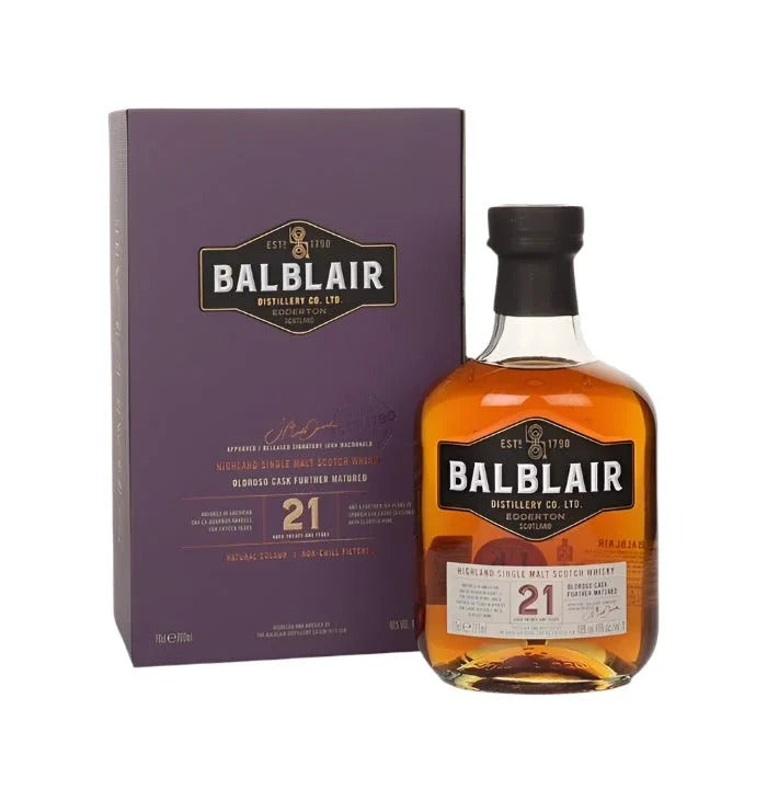 Balblair 21 Year Old Single Malt Scotch Whisky