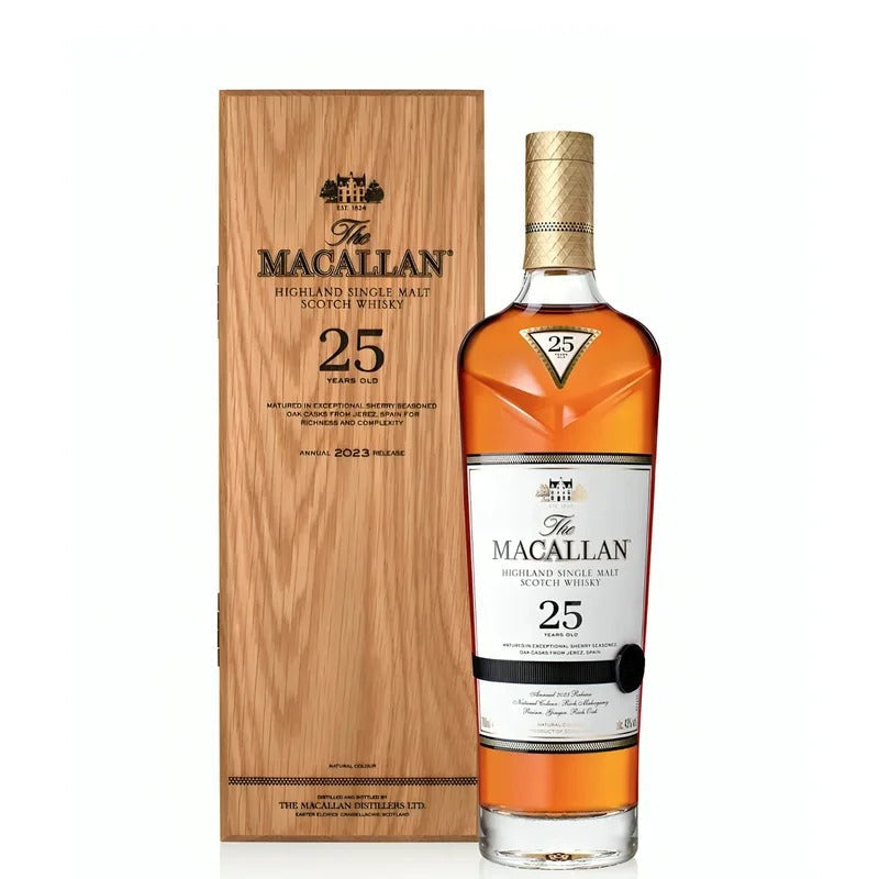 The Macallan Sherry Oak 25 Year Old Single Malt Scotch Whiskey