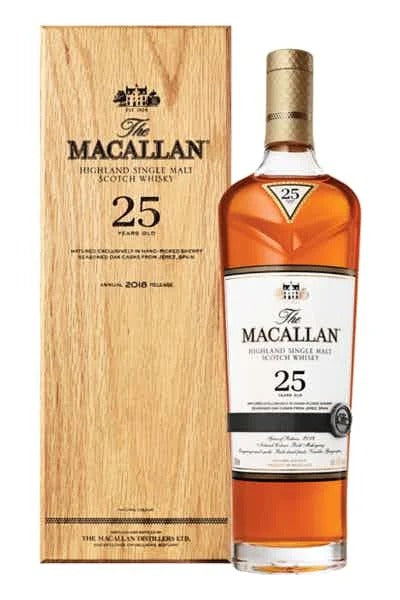 The Macallan Sherry Oak 25 Years Old Single Malt Scotch Whisky