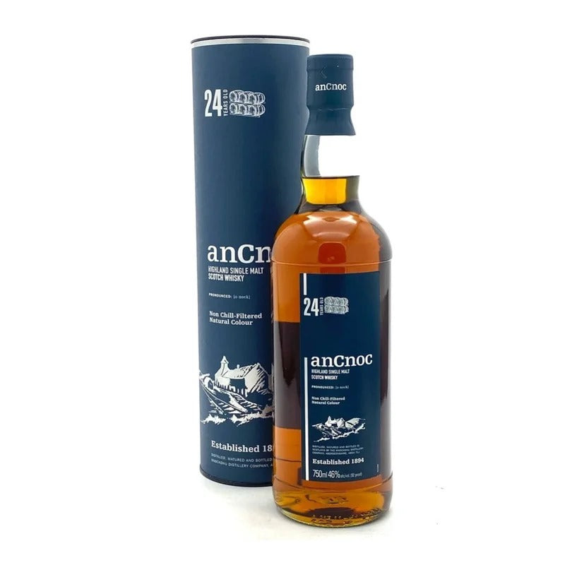 AnCnoc 24 Year Old Highland Single Malt Scotch Whisky 750ml
