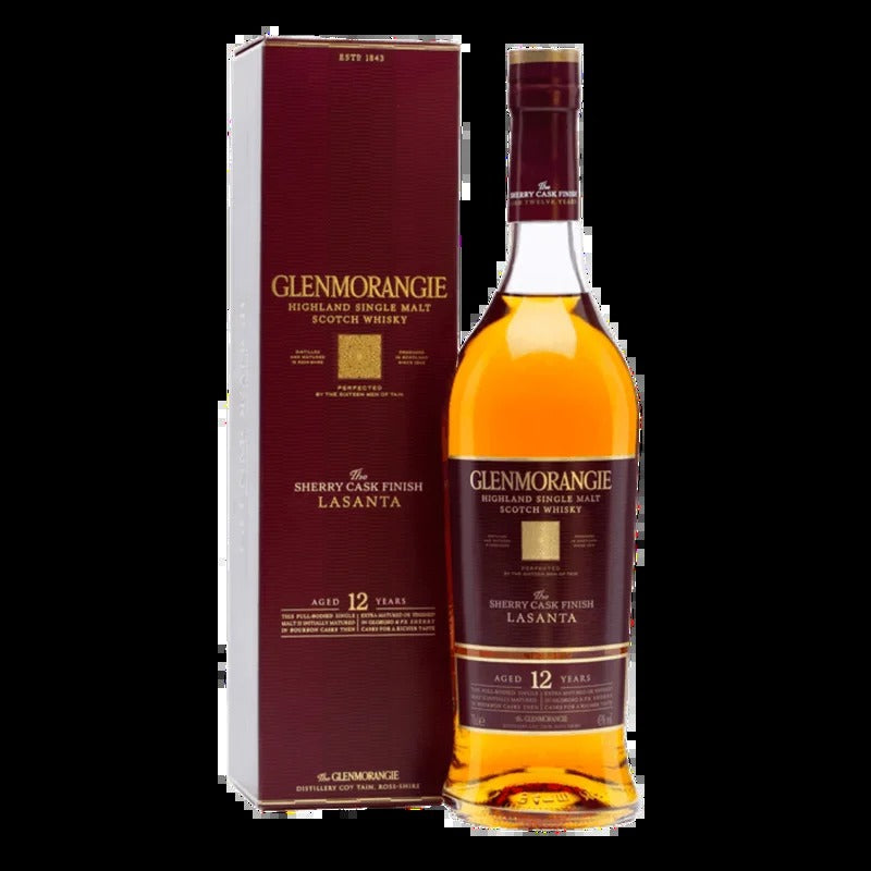 Glenmorangie Lasanta 12 Year Single Malt Scotch Whisky – 750 ml