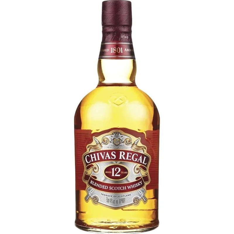 Chivas Regal 12 Year Old Scotch Whisky 750ml