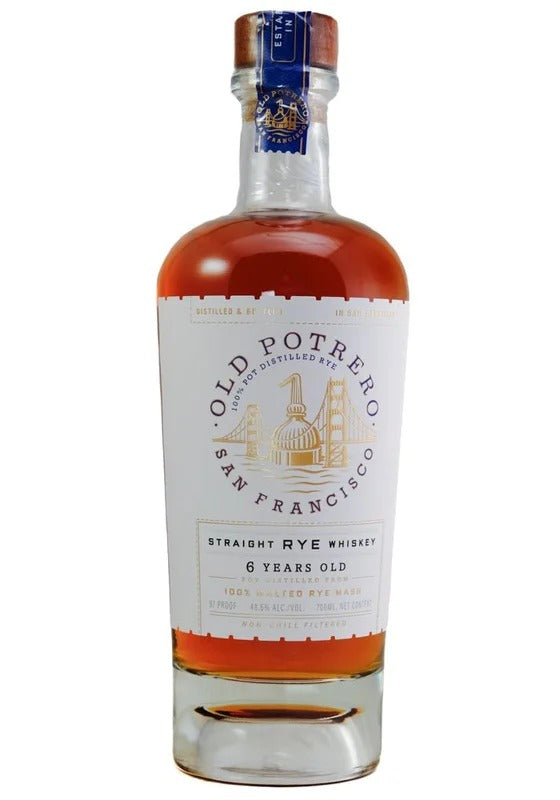 Old Potrero 6 Year Single Malt Rye Whiskey