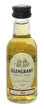 Glen Grant 10 Year Single Malt Scotch Whisky (12x50ml)