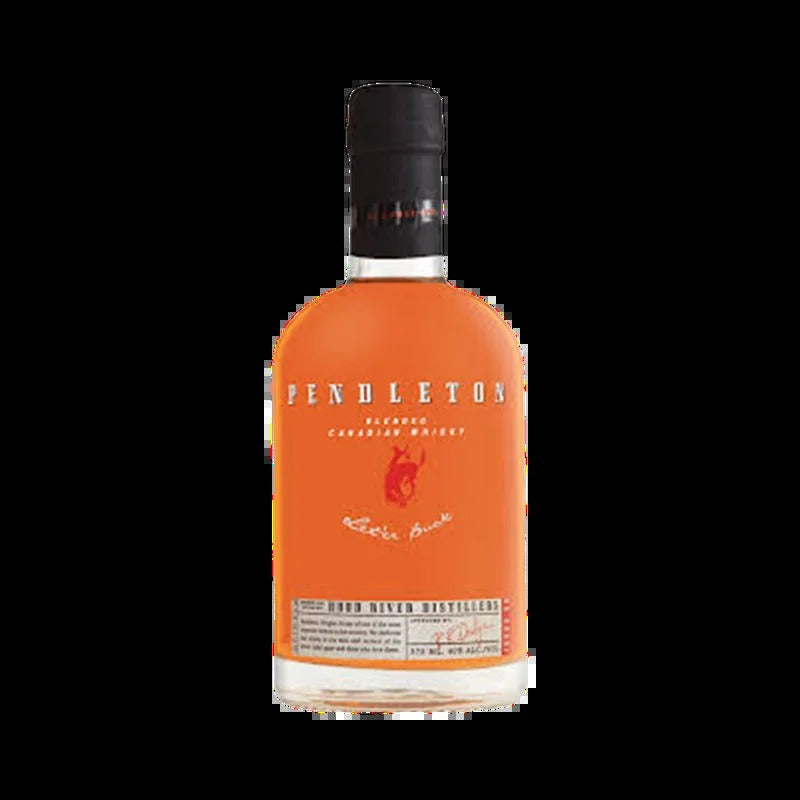 Pendleton Canadian Whisky Round Glass Bottle – 375ML