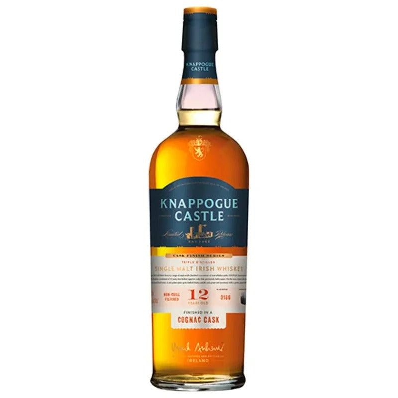 Knappogue Castle 12 Year Cognac Cask Finish Single Malt Irish Whiskey