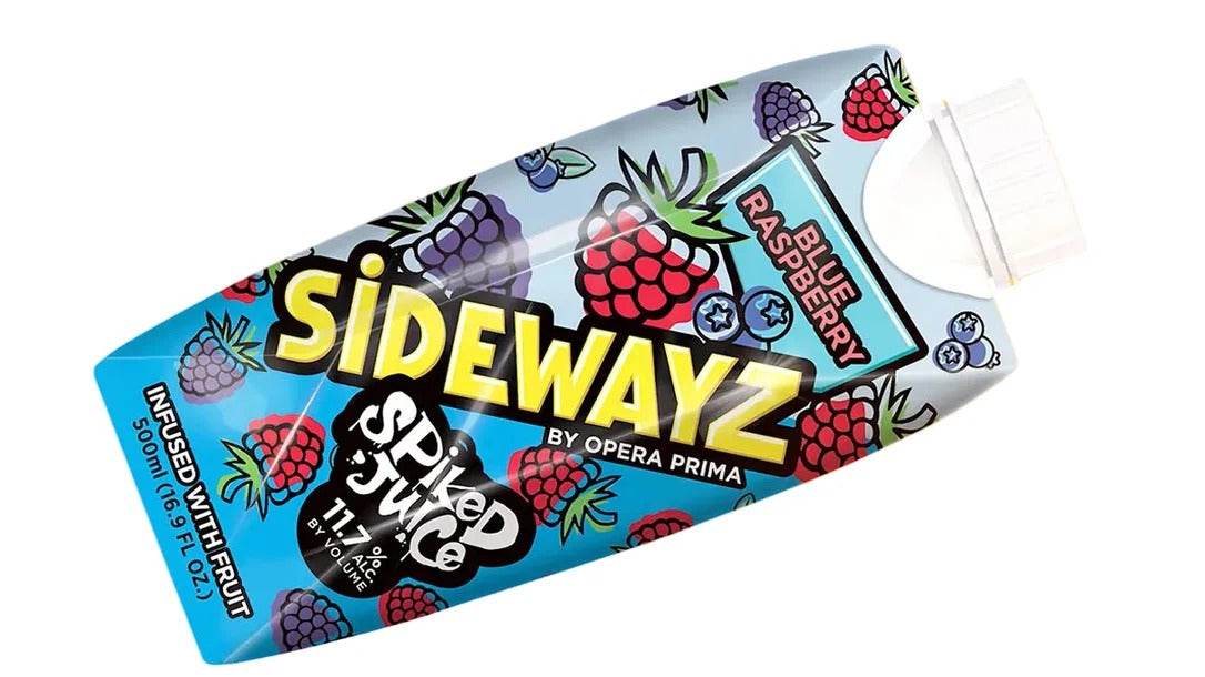 Sidewayz Spiked Juice Blue Raspberry 500ml