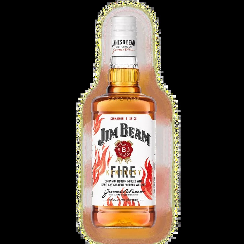 Jim Beam Kentucky Fire Infused With Cinnamon Straight Bourbon Whiskey 750ml