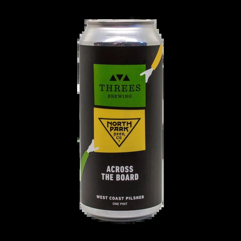 Across the Board (West Coast Pilsner) – Collaboration with North Park