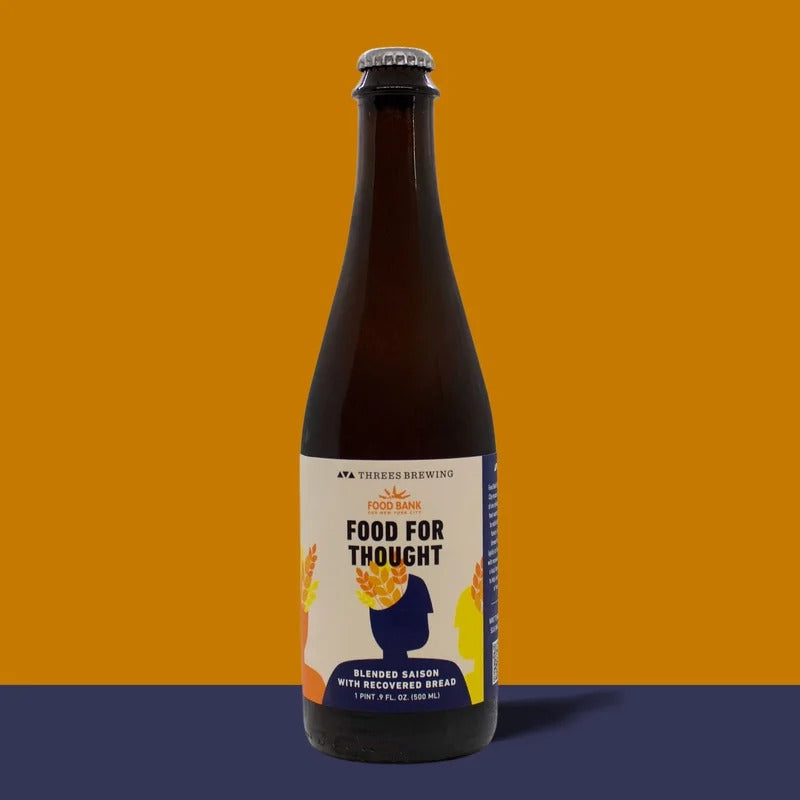 Food For Thought (Harvest Saison) – Collaboration with Food Bank For New York City 500ml