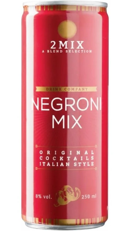 Mix Negroni Cocktail Aromatizzato – Confezione 0,25cl x 24 lattine – Cevico