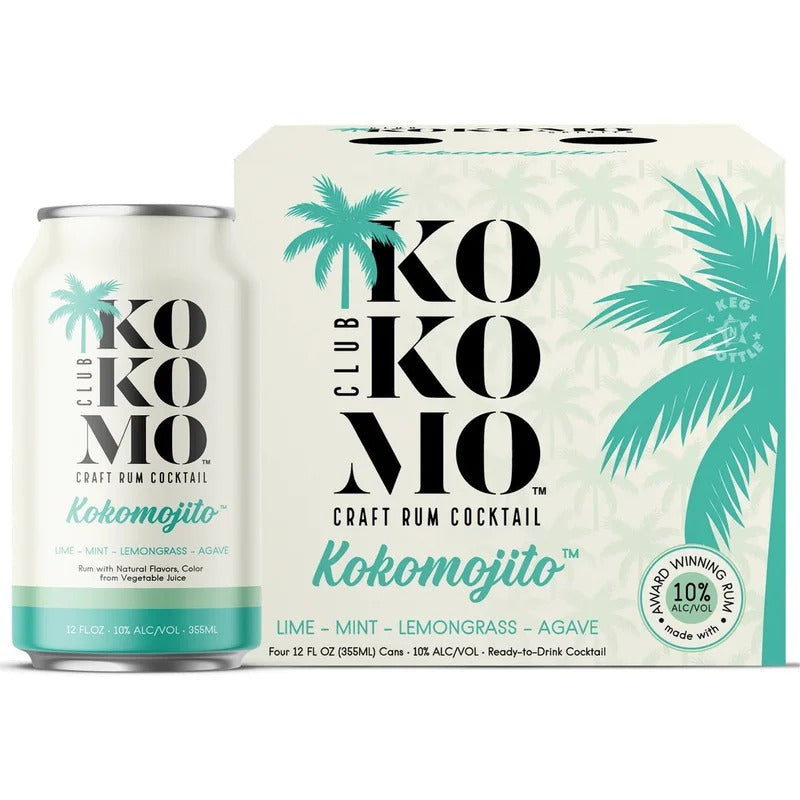 Club Kokomo – Kokomojito Craft Rum Ready to Serve Cocktail (4 pack)