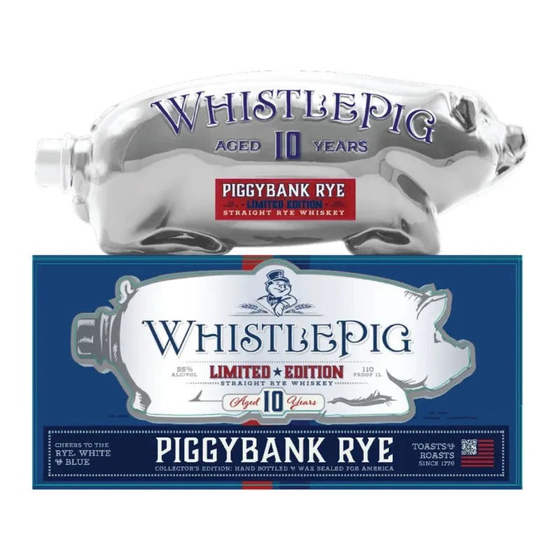 WhistlePig Limited Edition Straight Rye Whiskey Aged 10 Years Piggybank Rye (1L)