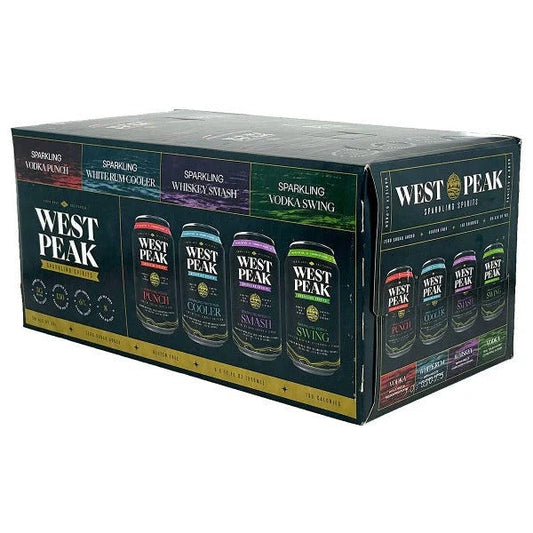West Peak Sparkling Spirits Variety Pack (8x12Fl.Oz.)