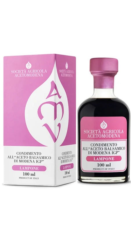 Condimento All’Aceto Balsamico Di Modena IGP – Lampone 100ml – Astucciato – Acetomodena