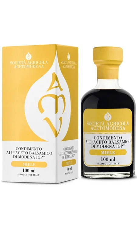 Condimento All’Aceto Balsamico Di Modena IGP – Miele 100ml – Astucciato – Acetomodena