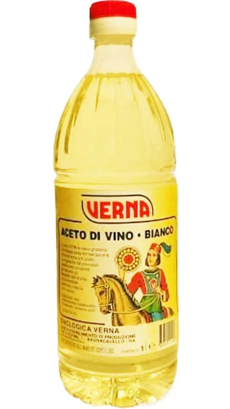 Aceto Di Vino Bianco 1 Lt – Confezione da 12 Bottiglie – Verna