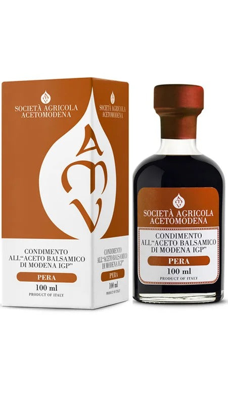 Condimento All’Aceto Balsamico Di Modena IGP – Pera 100ml – Astucciato – Acetomodena