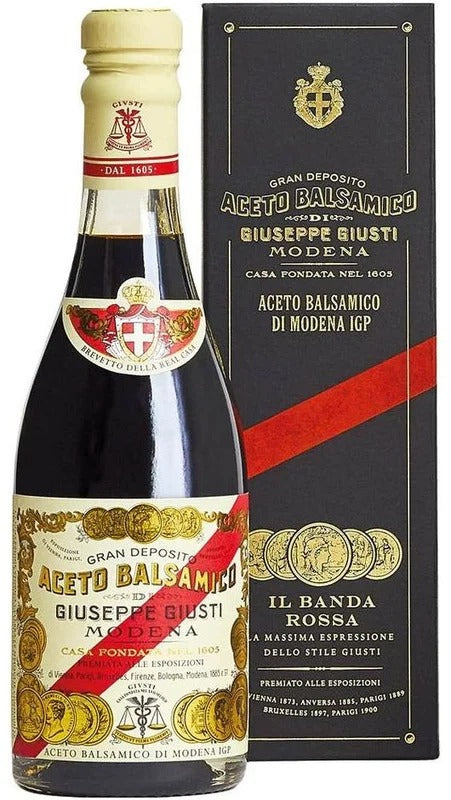 Aceto Balsamico 250ml – Medaglia d’Oro Banda Rossa – Giuseppe Giusti