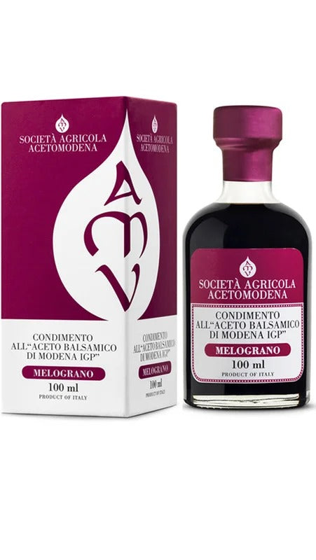 Condimento All’Aceto Balsamico Di Modena IGP – Melograno 100ml – Astucciato – Acetomodena