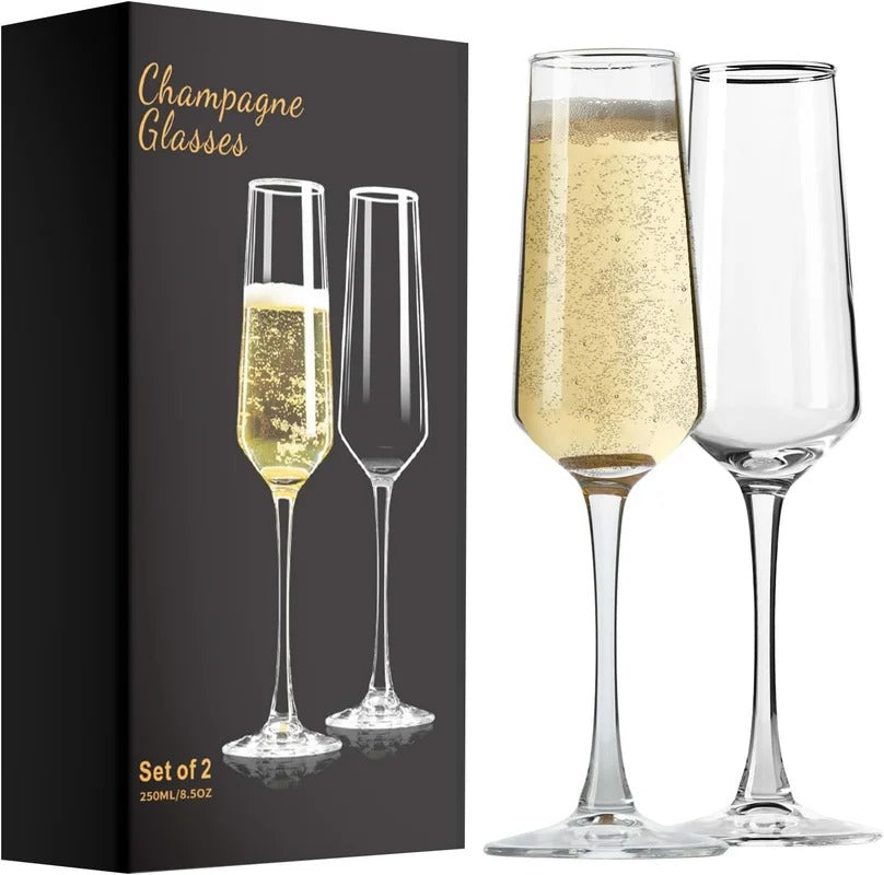 Personalized Champagne Flutes (Set of 2)