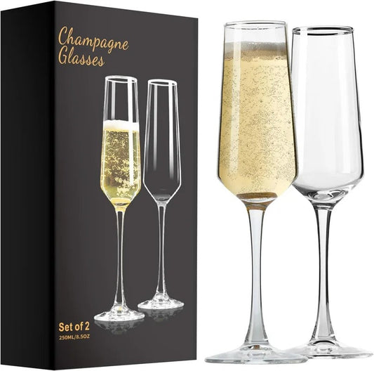 Personalized Champagne Flutes (Set of 2)