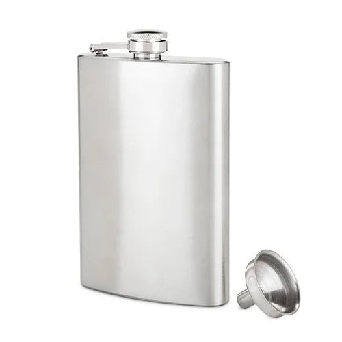 True Fabrications – 8 Oz Stainless Steel Flask