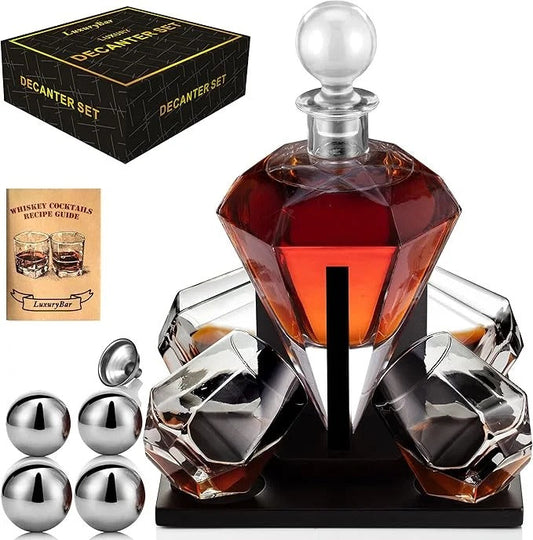 The Diamond Decanter Set