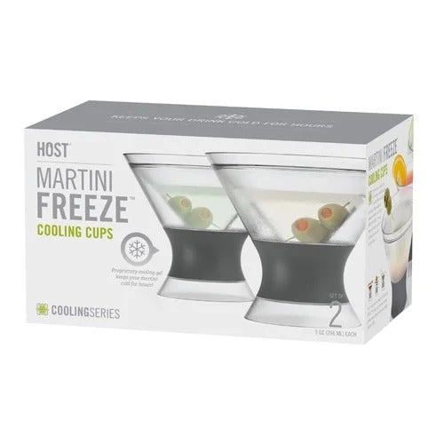 True Fabrications – Martini FREEZE� Cooling Cups (set of 2)