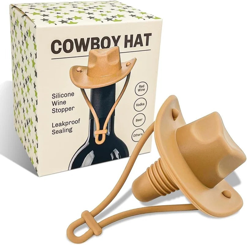 Cowboy Hat Silicone Bottle Stopper