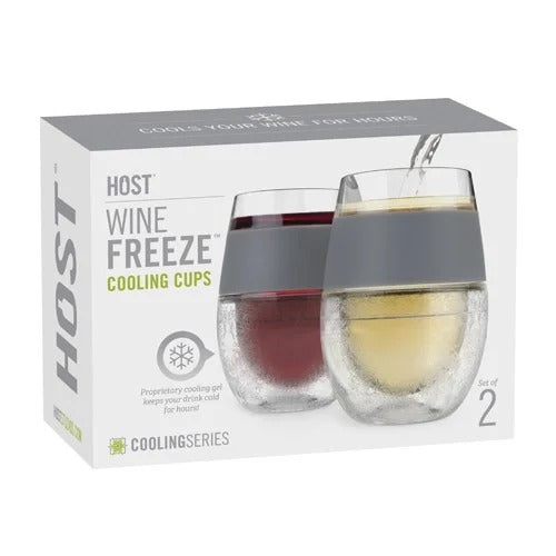True Fabrications – Freeze Cooling Wine Glass Set of 2