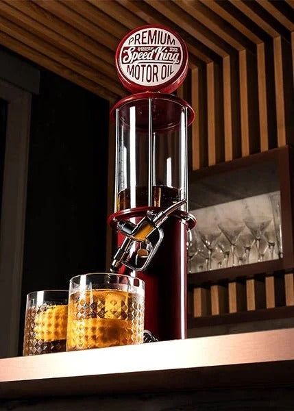 Vintage Gas Pump Decanter Dispenser
