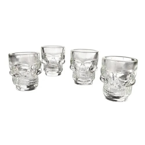 True Fabrications – Skull Shot Glasses- 4 pack