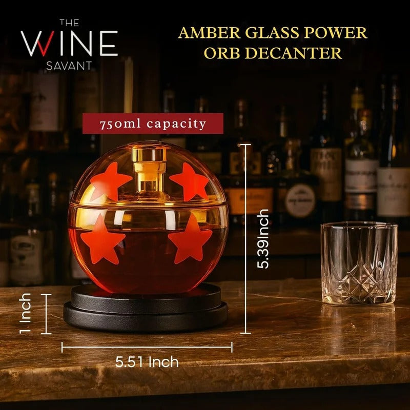 The Legendary Amber “Four-Star” Wishing Orb Decanter