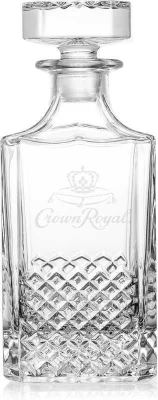 Crown Royal Glass Whiskey Decanter – 750ml