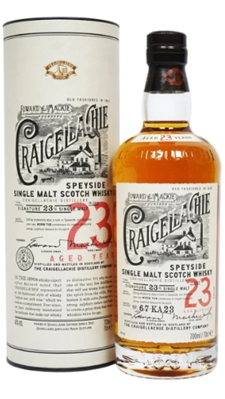 Craigellachie 23 YO – Tubo 70cl – Craigellachie