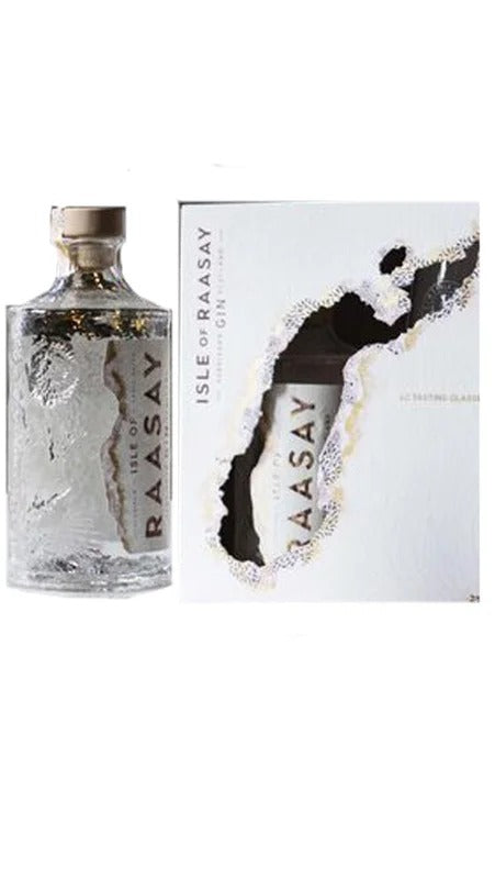 Isle of Raasay Gin + 2 Glasses – gift box