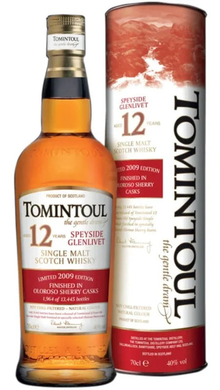 Tomintoul 12 y.o. Oloroso Sherry Cask Finish – 70cl – Astucciato